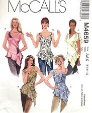McCall's Misses' Top and Flower Pattern M4659 Size 4-10 UNCUT picture