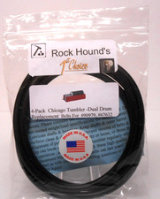 (4)Pack Chicago Rock Tumbler Belts Dual Drum #90979 USA Rockhound's 1st Choice picture