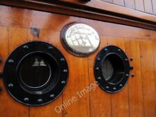 Photo 6x4 Plaque by the portholes Newport-on-Tay Brass plaque on the char c2010 picture