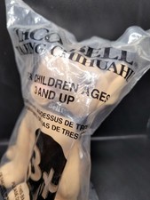 Vintage 1998 Taco Bell Chihuahua Plush Toy Rose I Think Im In Love Sealed NIP picture