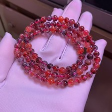 6mm Top Natural Gold Strawberry Super Seven Quartz Crystal Bracelet Healing Gems picture