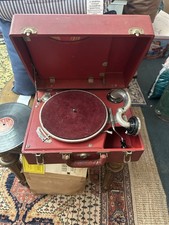 vintage  Thorens Swiss Made portable gramophone picture