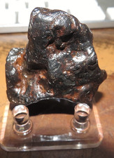 162 gm . CANYON DIABLO IRON METEORITE  MUSEUM GD ARIZONA .35 LBS  JAL picture