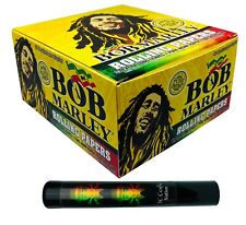 Bob Marley King Size Rolling Papers Box of 50 & Child Resistant Pocket Protector picture