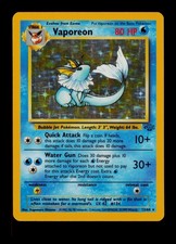 Vaporeon 12/64 Jungle 1999 Pokémon Holo Trading Card TCG picture