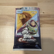 2026 TOPPS DISNEY CHROME HOBBY PACK picture