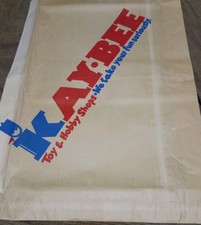 Vintage 1980's Kay Bee Toy Store KB Toys Paper Shopping Bag 24” x 17” picture