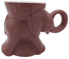 Frankoma GOP Elephant 1992 Mauve Glazed Pottery Political Cup Mug picture