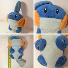 Vintage Mudkip Pokemon Rare 2004 Original Hasbro Plush, No Tag, Embellished Feet picture