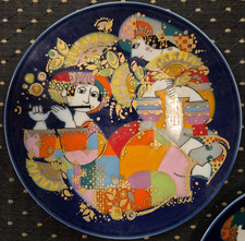 Vintage Bjorn Wiinblad Plate orientalische Nachtmusik Motif 1 Germany picture