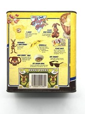 1989 Nestle Quik Tin Canister 32 oz Chocolate Bunny Hop Shop Umbrella & Shades picture
