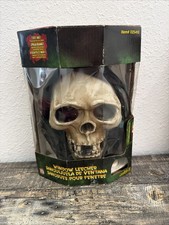 2008 GEMMY SKULL WINDOW LEECHER LIGHT UP Sealed NIB *Try Me Button Not Working* picture