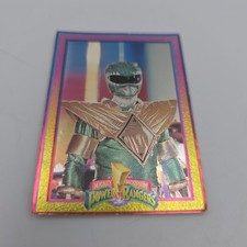 1994 Mighty Morphin Power Rangers: Green Ranger Power Foil Trading Card #37 picture