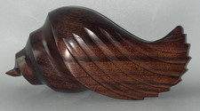 Vintage Ironwood Conch Shell 8 Inch Hand Carved Seashell Nautical Décor Beach picture