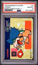 1992 BANPRESTO SUPER MARIO WORLD Part 2 Ludwig #31 Nintendo PSA 10 picture
