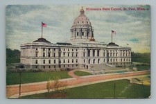 State Capitol Saint Paul MN Postcard Antique picture