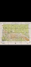 Vintage 1955 Central Carpathians 232 World Aeronautical Chart Cold War Map picture