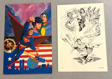 1984 DC COMICS SUPERMAN #400 PORTFOLIO w/ALL 16 (MINT CONDITION) PLATES picture