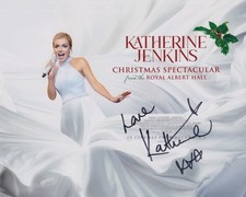 Katherine Jenkins HAND SIGNED 8x10 Photo Autograph Christmas Spectacular picture