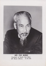 1962 Press Photo Ho Chi Minh, President of North Vietnam picture