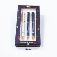 Lug custom Pen Set ~ Paws ~ Hearts 3 pc set NEW in Box  picture
