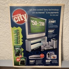 October 2003 Vintage Circuit City Print Sales Ads Circular Flyer Y2K Video Games picture