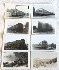 C. 1940s Delaware Lackawanna & Western RR Diesel, Passenger Photo Lot Of 8 picture