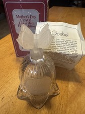 Vintage Goebel Mother's Day Crystal Glass Bell & Original Box First Edition 1979 picture