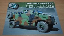 Kraz Shrek One MPV Armored Military Vehicles Truck Brochure Prospekt Russian ENG picture