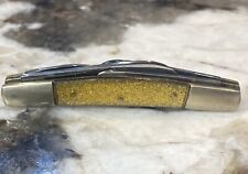 RARE Vintage Northfield Knife Co. ~ Four Blade Goldstone Congress Knife - Pocket picture