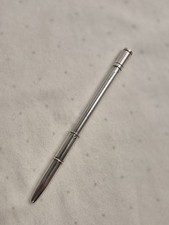 Vintage Hermes Agenda Mini Ballpoint Pen Sterling Silver 9.25 Hallmark WRITES picture
