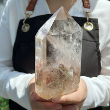 2.7LB Natural Smoky Quartz Obelisk Crystal Wand Point Healing C2996 picture