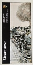 STEAMTOWN NATIONAL PARK UNIGRID BROCHURE PENNSYLVANIA RAILROAD TRAINS COAL CANAL picture