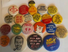 22 vintage humor fun buttons Party Living Well is the Best Revenge  picture
