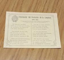 Antique 1916 sanitation Drivers Greeting Cards  picture
