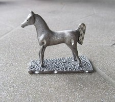 Small Cuteri Pewter Horse Figurine Vintage picture