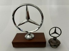 Mercedes-Benz Star paperweight hood ornament w/Bonus vintage M-B bottle stopper picture