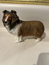 RARE The Danbury Mint Dog Statue Standing Proud   Great Condition picture