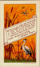 Victorian Trade Cards 1876 John Wanamaker, The Grand Depot, Philadelphia, PA picture