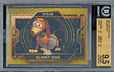 2025 Topps Chrome Disney Pixar Gold Slinky Dog #5 BGS 9.5 picture
