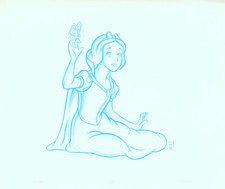 Jon Pinto Original Art SIGNED Walt Disney World Park Snow White Gallery Print picture