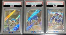 PSA10 3 Consecutive Numbers Paldea Trio Quass Evolution Line picture