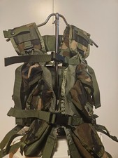 USGI Military Tactical Load Bearing Vest Woodland Genuine Surplus NEW fully adj picture