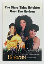 Carnival Cabaret Horizon Casino Resort Lake Tahoe Nevada Postcard Unposted picture