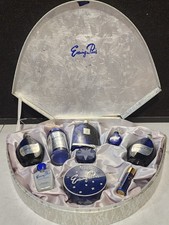 Vintage EVENING IN PARIS 9 PIECE BOX SET Bourjois Face Powder And Perfume picture