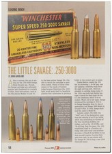 2019 Gun Print Ad Winchester Super Speed .250-3000 Savage Bullet Ammo Promo Art picture