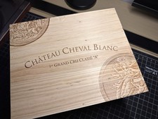 Chateau Cheval Blanc 2020 Grand Cru Wood Wine Crate picture