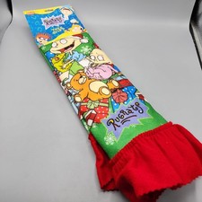 Rare Vintage 90s Nickelodeon Rugrats Christmas Tree Felt Skirt 42 x 44 / NEW picture