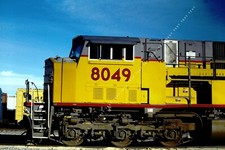 Union Pacific 8049 UP railroad - original 35mm slide, Mojave picture