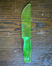 Uranium glass knife  picture